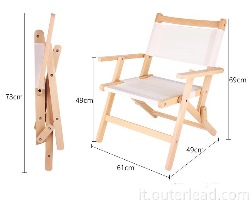 Supporto pieghevole Ultralight esterno Max 150 kg per il campeggio Backpacking Kermit Chair